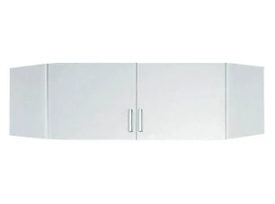 Rohový skříňový nástavec Bremen, bílý