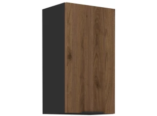 Horní kuchyňská skříňka Monza, 40 cm, ořech/černá