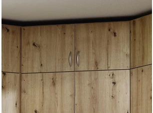 Rohový skříňový nástavec Case, dub artisan