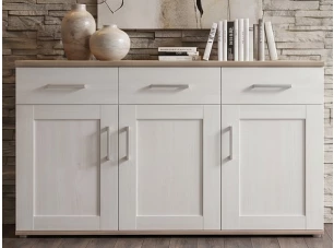 Komoda se zásuvkami Romance, modřín/dub