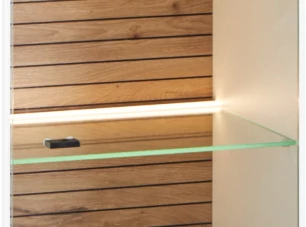 Lišta s LED světelným páskem (40 cm) barva světla teplá bílá
