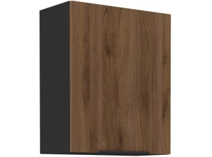 Horní kuchyňská skříňka Monza, 60 cm, ořech/černá