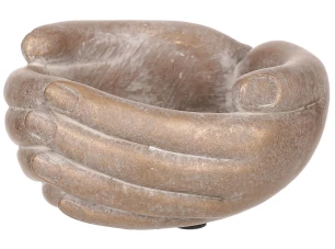 Květináč Spojené lidské ruce, beton