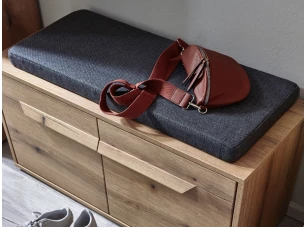 Podsedák na lavici 80x33 cm, tmavě šedá látka