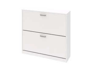 Nízký botník Mega 82, bílá