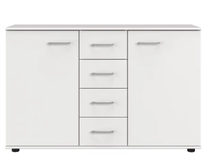 Komoda Cheep, bílá, 130 cm