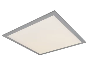 Stropní LED osvětlení Alpha 45x45 cm, titanově šedá