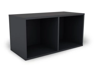 Nástěnný regál se 2 přihrádkami Jerry, grafit