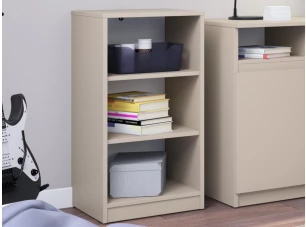 Nízký regál Carlos, béžový kašmír, šířka 40 cm