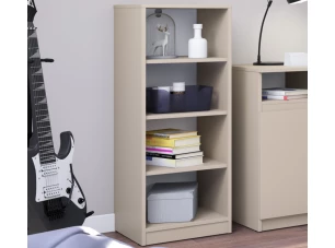 Polovysoký regál Carlos, béžový kašmír, šířka 40 cm