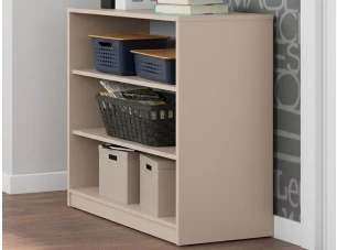 Nízký regál Carlos, béžový kašmír, šířka 75 cm