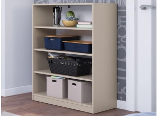 Polovysoký regál Carlos, béžový kašmír, šířka 75 cm
