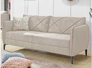 Trojsedák Novara, béžová látka