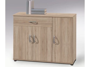 Komoda 3-dveřová Lilly, dub sonoma