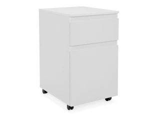 Úložný kontejner na kolečkách Image, bílý