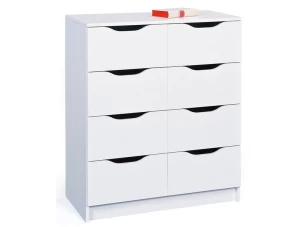 Komoda s 8 zásuvkami Westphalen, bílá