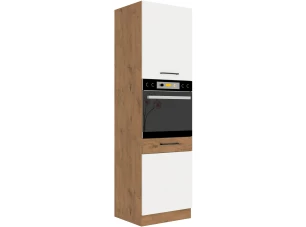 Kuchyňská skříň pro vestavnou troubu Vigo, dub lancelot/bílý lesk, 60 cm