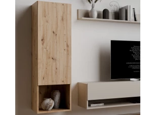 Nástěnná skříňka Asko Living, 40 cm, dub artisan