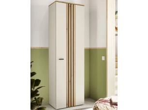 Předsíňová šatní skříň Lima, béžová kašmír/dub evoke