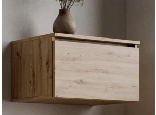 Nástěnná skříňka Asko Living, 60 cm, dub artisan