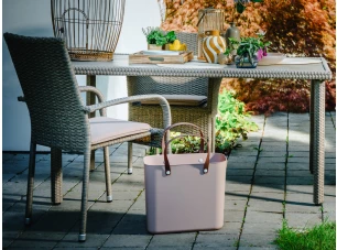 Obdélný zahradní stůl Alford 150x90 cm, béžový