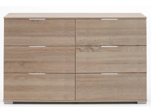 Zásuvková komoda Easy Plus, 130 cm, dub sonoma