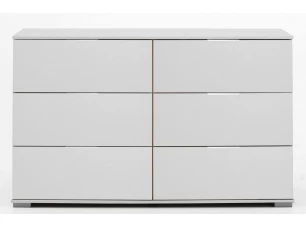 Zásuvková komoda Easy Plus, 130 cm, bílá