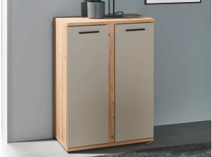 Úložná skříňka Kanada 68 cm, dub artisan/kašmírová béžová