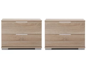 Set nočních stolků (2 ks) Easy Plus, dub sonoma