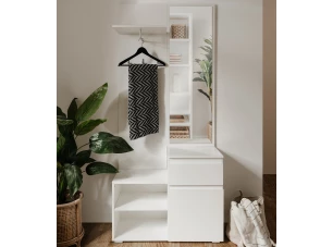 Předsíňová stěna Image, bílá