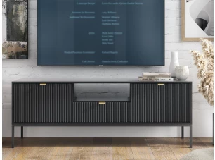 TV skříňka Nova, černá