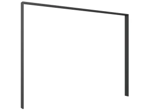 Paspartový rám k šatní skříni Saigon, grafit