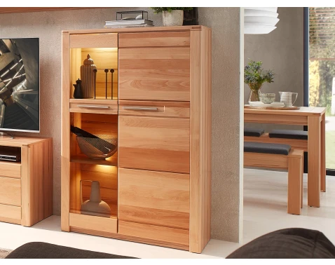 Prosklená skříňka Nature One, s osvětlením