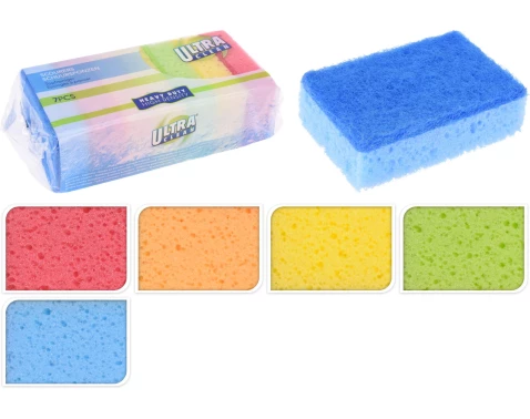 Houbičky na nádobí (7 ks) Ultra Clean, barevné