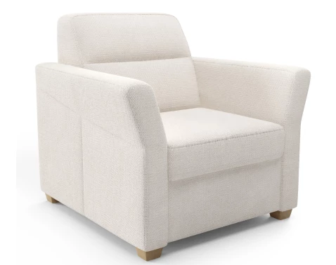 Křeslo Flavia, světle béžová látka