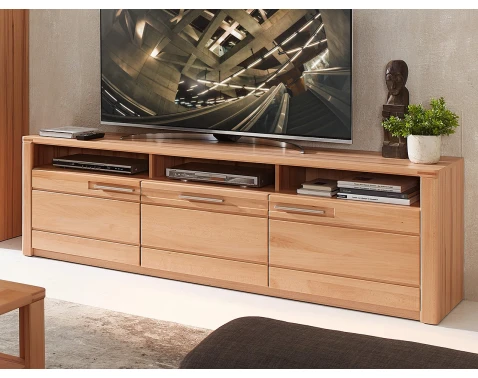 Široký TV stolek Nature One, 190 cm, masivní buk