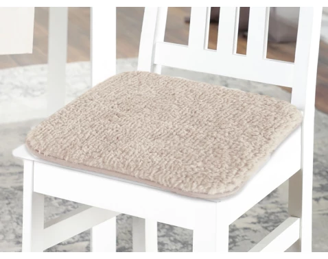 Podsedák na židle Rabbit Teddy 38x38 cm, slonová kost