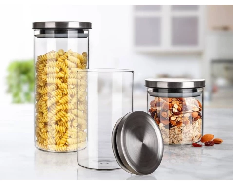 Sada dóz na potraviny (3 ks) Freia, sklo