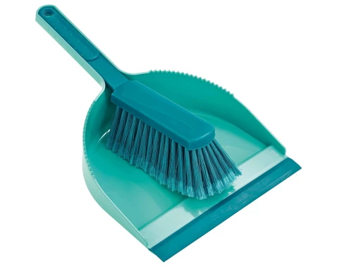 Smetáček s lopatkou Leifheit Classic, tyrkysový