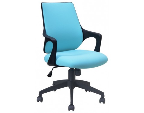 Levně Kancelárská židle Marika, světle modrá látka