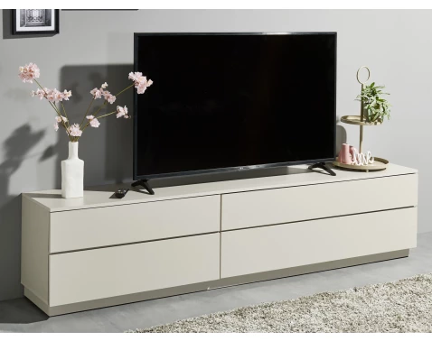 Široká TV skříňka Vince, béžová kašmír