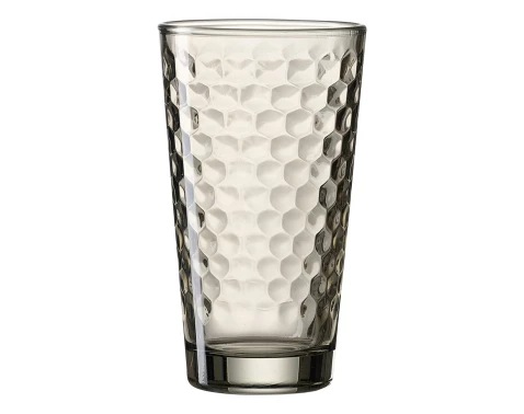 Sklenice Favo 400 ml, kouřově šedá