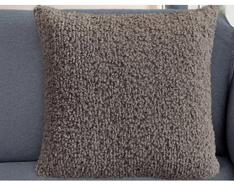 Dekorační polštář Rabbit Teddy 45x45 cm, antracitový