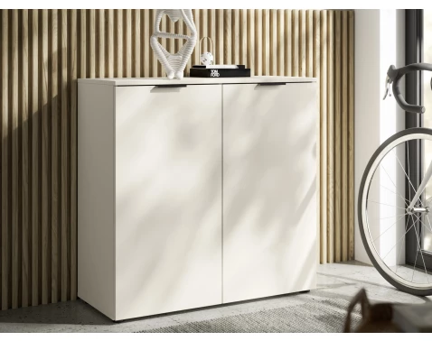 Levně Úložná skříňka Linz 90 cm, kašmírová béžová
