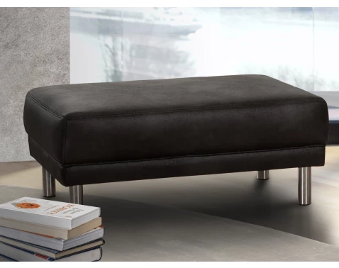 Taburet Bruno, černá látka