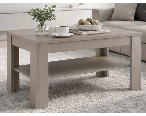 Konferenční stolek Lucy, béžový kašmír