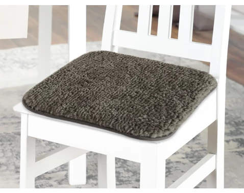 Podsedák na židle Rabbit Teddy 38x38 cm, antracitový