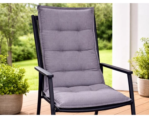 Zahradní polstr Luxor 50x118 cm, antracitový
