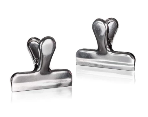 Sada klipsů na sáčky (2 ks) Akcent, nerez