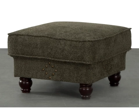 Taburet Carlos, zelená strukturovaná látka